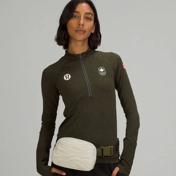 Lululemon team Canada limited edition everywhere quilted belt bag sage unisex - Picture 7 of 9